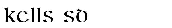 Kells SD font preview